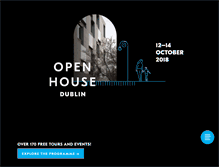 Tablet Screenshot of openhousedublin.com